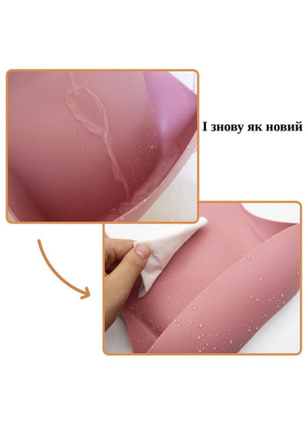 Набір силіконового дитячого посуду для прикорму на присосках темно рожевий+Силіконова пустушка ортодонтична колір Червона Cheeks (350315147)