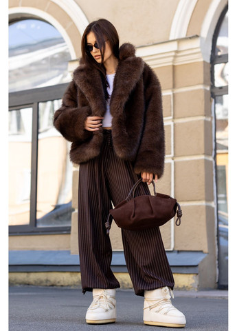 Шуба з еко-хутра коротка Chicly Furs (360602985)