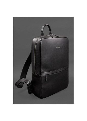 Рюкзак для ноутбука чоловічий шкіряний Foster 1.1 Чорний BlankNote (301871519)