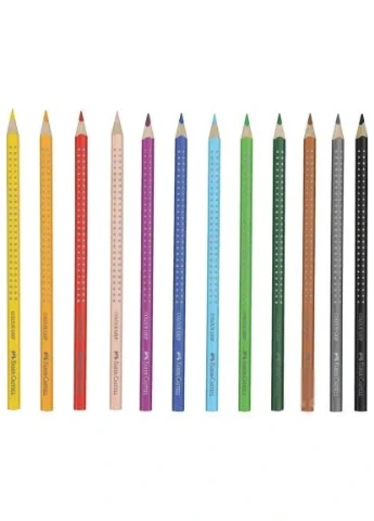 Карандаш Faber-Castell акварельні, тригранні, металевий пенал, 12 кольор (401195947)