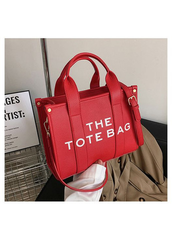 Жіноча сумка тоут 8893 крос-боді з двома ручками червона No Brand (366871887)