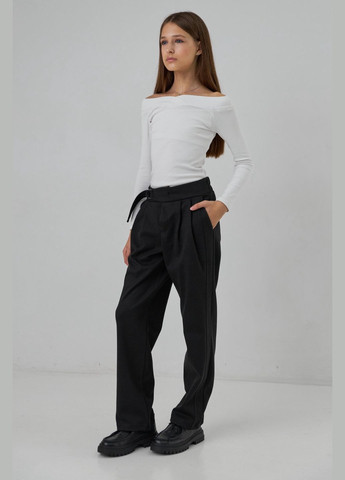 Черные зимние брюки No Brand