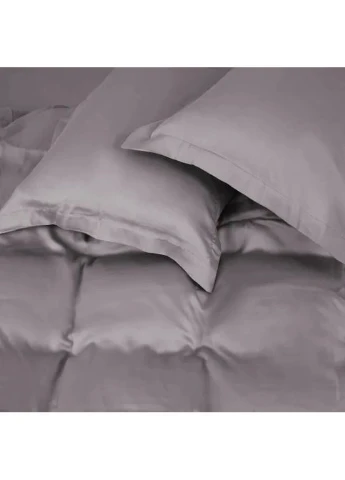 Постільна білизна Tencel №06 Gray 160х220 (2200009370489) Mirson Tencel 06 Gray 160х220 полуторний Євро (379099837)