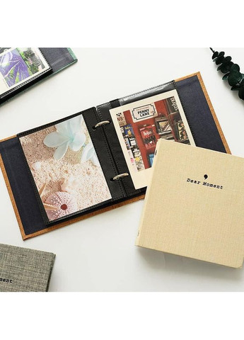 Фотоальбом для Instax Wide 300/210/200/100/Wide EVO/Polaroid 600, "Dear Moment", емкость 50 Fujifilm (365721516)