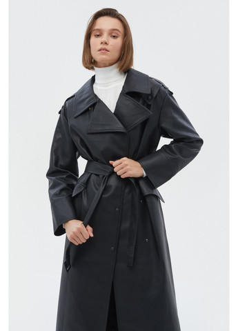 Тренч, цвет черный Estro демисезон (369720210)