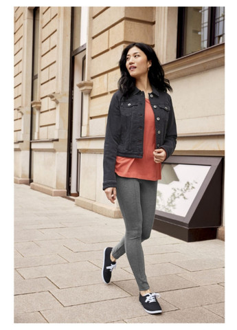 Серые демисезонные женские джеггинсы утягивающие Esmara