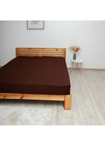 Простирадло-чохол на гумці євро Натхнення 2-04071-28110 215х240 см шоколадна ТЕП (335583870)