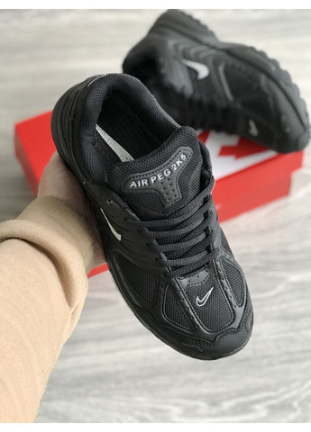Черные демисезонные кроссовки мужские nike air pegasus 2k5 gore-tex black | найк аир пегасус 2k5 термо черные No Brand