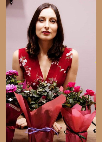 Красное вечернее длинный сарафан на запах 2 Льва