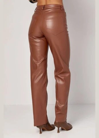Жіночі штани зі шкірозамінника 24890 Lurex (315810326)