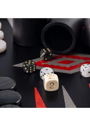 Нарди гральні Argento шпон, акрилові шашки 48 х 30 см | MANOPOULOS BGB1 (365550430)