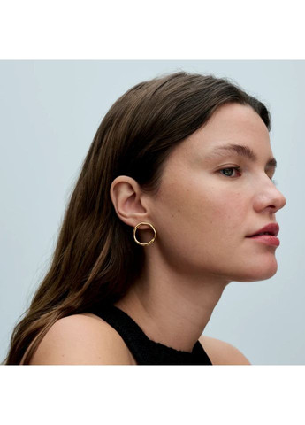 Сережки кульчики Пандора "Природне коло" 263265C00 Kabluchka (355344196)