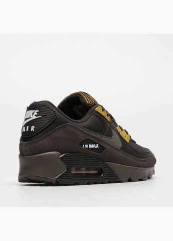 Черные кроссовки мужские air max 90 black bronzine black fb9657-001 Nike