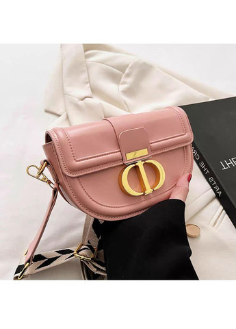 Якісна маленька сумка крос-боді, Крістіан Діор сумка сідло рожевого кольору з грубим ремінцем Christian Dior (362588079)
