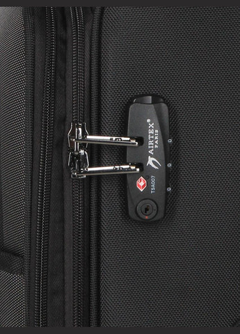 Валіза велика L тканина чорна 80х47х31(+5)см/123л/3.7кг AIRTEX (324801677)