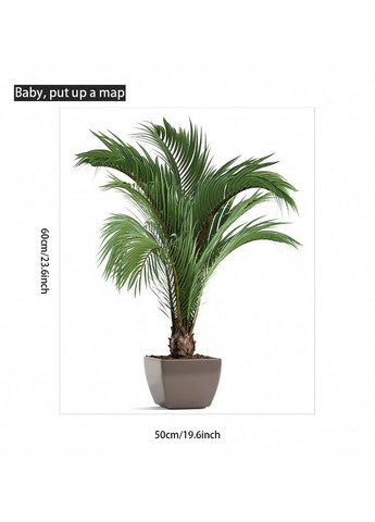 Вінілові наклейки на стіну Великий вазон ( лист 40 х 60 см) Б169-8 BRUP (307173480)