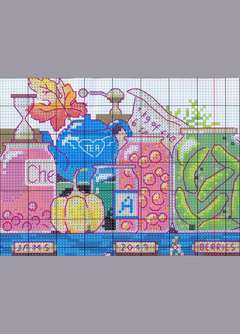 Набор для вышивания по нанесённой на канву схеме"Storeroom".AIDA 14CT printed, 35*30 см Joy Sunday (313614172)