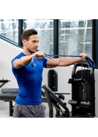 Резинка для фитнеса 12-28кг синяя Gymtek (361953021)