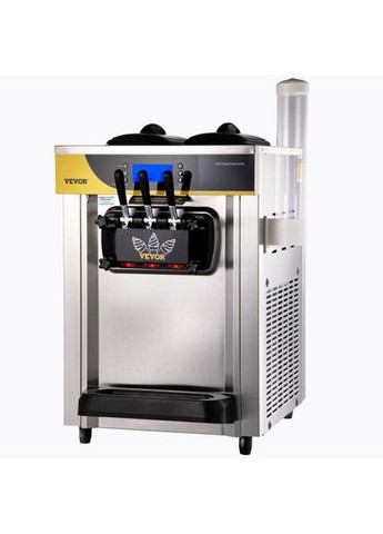 Коммерческая для мягкого мороженого BJH288SR1B-Z, 3 вкуса 22-30 л/час Vevor (351505648)