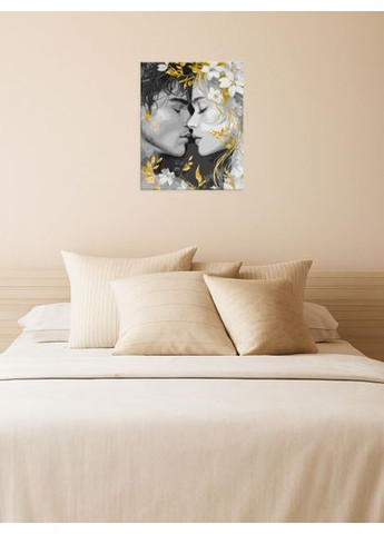 Картина за номерами - Погляд губами з фарбами металік extra ©art_selena_ua 40х50 см IDEYKA (362362193)