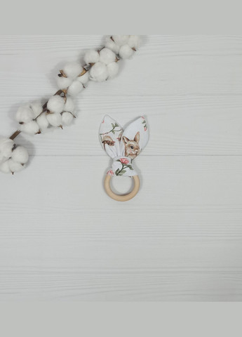 Комплект для малыша: пеленка, комфортер, грызунок a.l.babybox Зайчики в розах No Brand (308752055)