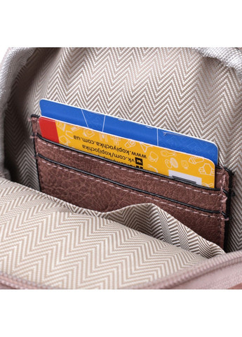 Стильная женская сумка через плечо с отверстием для наушников из экокожи 17х27х6,5 см Vintage (315871499)