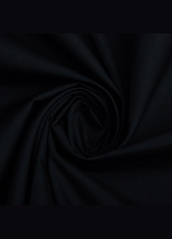 Ткань рубашечная однотонная пл.117 г/м2 99017 черная IDEIA (318506942)