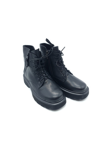 Жіночі черевики зимові чорні шкіряні LM-19-2 235 мм (р) Lino Marano (259299655)