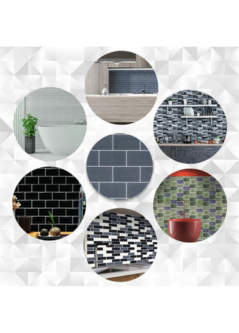 Самоклеющаяся полиуретановая плитка серый кирпич 305х305х1мм SW-00001153 Sticker Wall (317583481)