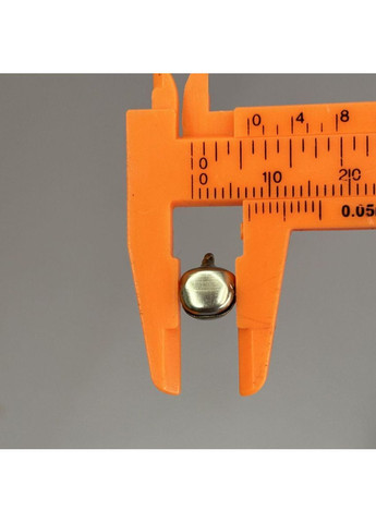 (50 гр) Бубенчики-колокольчики декоративные 7х9 мм - темное серебро Plus-plus (354798299)