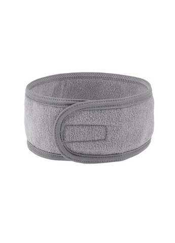 Регульована пов'язка для волосся, ідеальна для макіяжу та миття обличчя сірий No Brand (317348281)