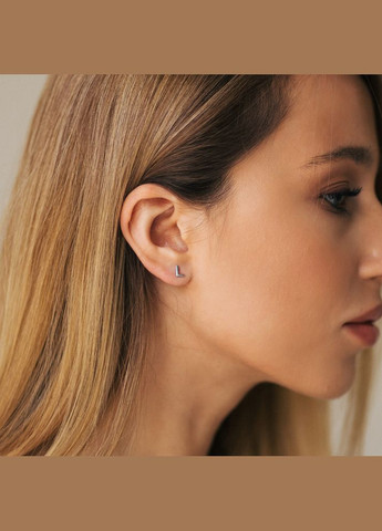 Сережки Letter L Minimal (338798912)