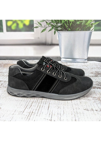 Чорні Осінні кросівки чоловічі Paolla