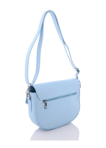 Сумка женская Ирис голубая экокожа молодежная с молнией и магнитной застежкой 1 отделение ProDobro (367265373)