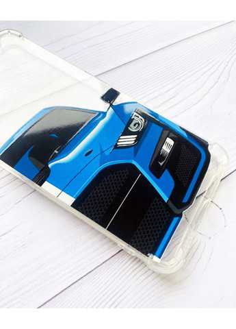 Чехол с утолщенными углами на Samsung Galaxy A24 (A245) 4G:: Авто синее (принт 229) Creative (360708757)