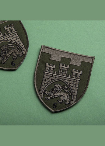 Шеврон на липучці Механізована бригада ТРО Львова 8,3х10 см вишитий патч нашивка IDEIA (276059664)