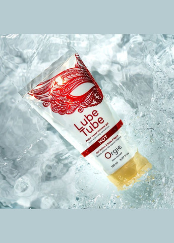 Лубрикант на водній основі Lube Tube Hot, 150 мл, із зігрівальним ефектом, без запаху Orgie (369948917)