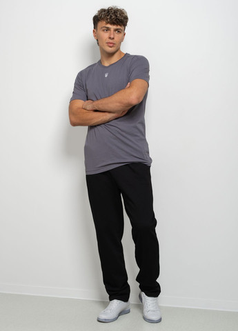 Сіра футболка чоловіча сіра з принтом 344248 Power