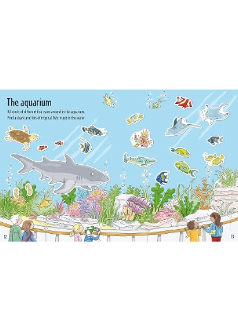 First Sticker Book: Zoo Usborne Publishing (370108630)