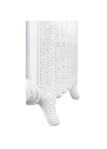 Чугунный ретро радиатор отопления, цвет белый мат. WarmWell Retrox 600 (346477110)