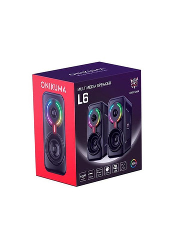 Акустика для ПК RGB Backlight L6 | 5Wx2, BT, USB, 3.5мм Onikuma (369158175)