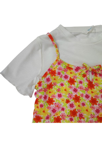 Комплект дитячий футболка і сарафан для дівчинки Різнобарвний (0621) Primark (332787310)