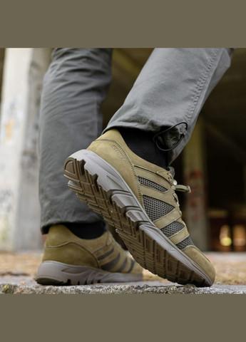 Тактичні Літні кросівки. 35-46р Олива. Натуральна гідрофобна шкіра! STLM-1012 No Brand (289384725)