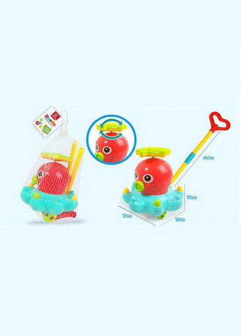 Каталка восьминіг A0365 з ручкою Bambi (304407580)