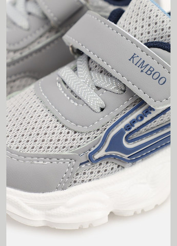 Сірі Осінні кросівки для хлопчика, на пласкій підошві колір сірий цб-00274048 Kimboo