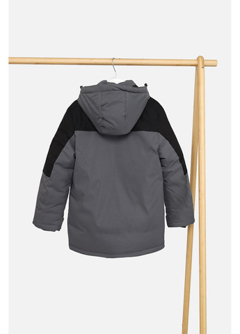 Серая зимняя куртка для мальчика цвет серый цб-00280242 Yuki