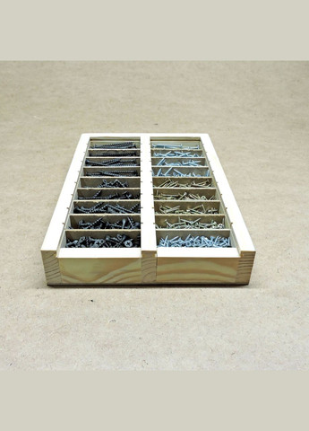 Набор 2х саморезов по дереву и с прессшайбой 1550шт No Brand (328911086)