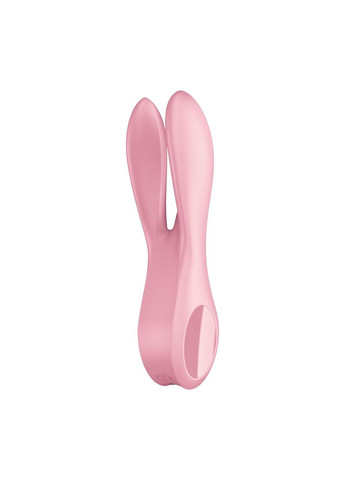 Кліторальний вібратор Threesome 1 Pink з трьома гнучкими пальчиками Satisfyer (315013881)