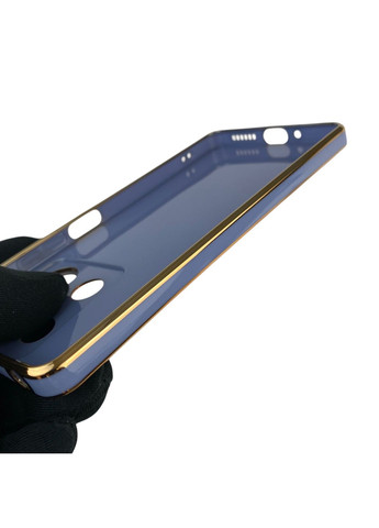 Чохол для Redmi Note 13 5G з кільцем MagSafe із золотою окантовкою на сяомі редмі нот 13 синій gs1 Xiaomi (366234276)