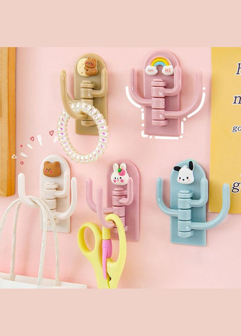 Поворотный крючок детский клубничный зайчик (OK0061_1) No Brand (315885563)